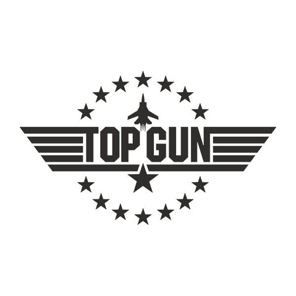 Wall Stickers: Logo top gun