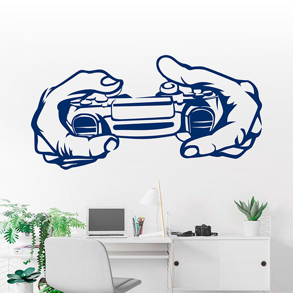 Wall Stickers: Hands controller PlayStation