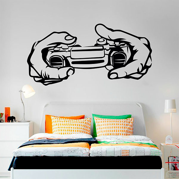 Wall Stickers: Hands controller PlayStation