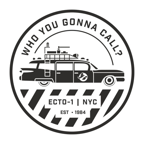 Wall Stickers: Ecto 1 Ghostbusters 2