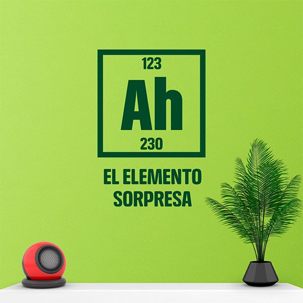 Wall Stickers: Ah elemento Sorpresa