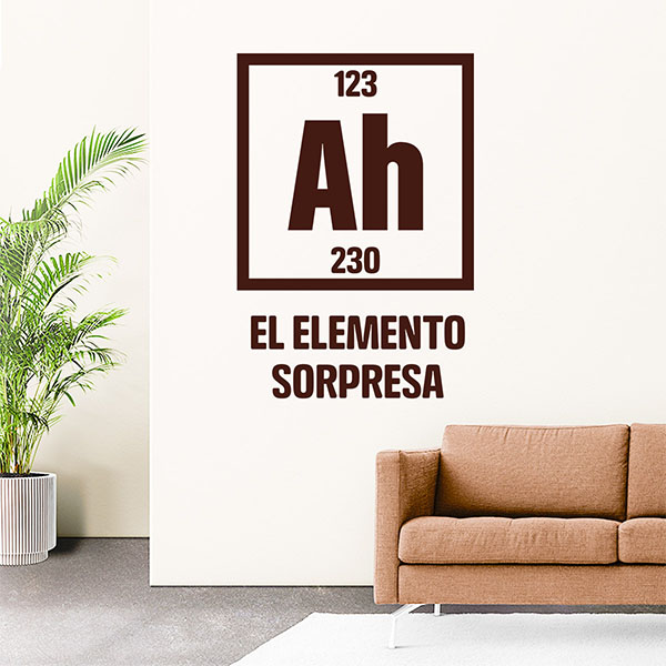 Wall Stickers: Ah elemento Sorpresa