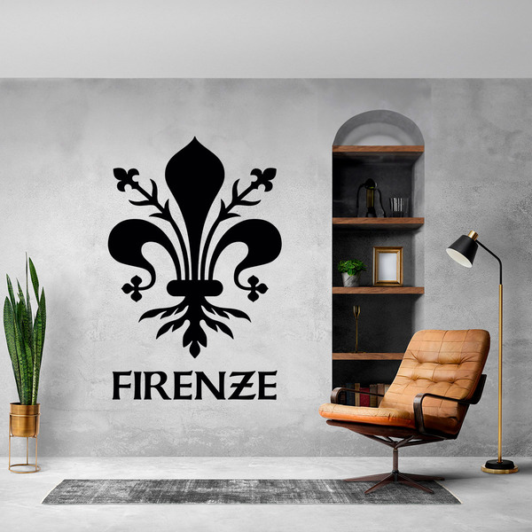 Wall Stickers: Fleur de Lis Florence