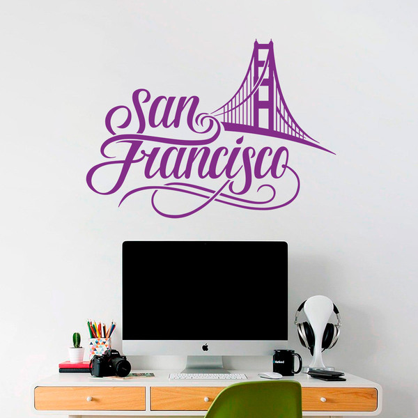Wall Stickers: San francisco Golden Gate