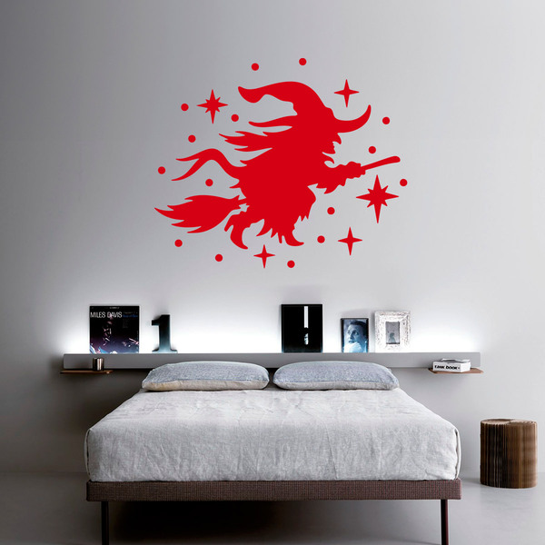 Wall Stickers: Flying Witch