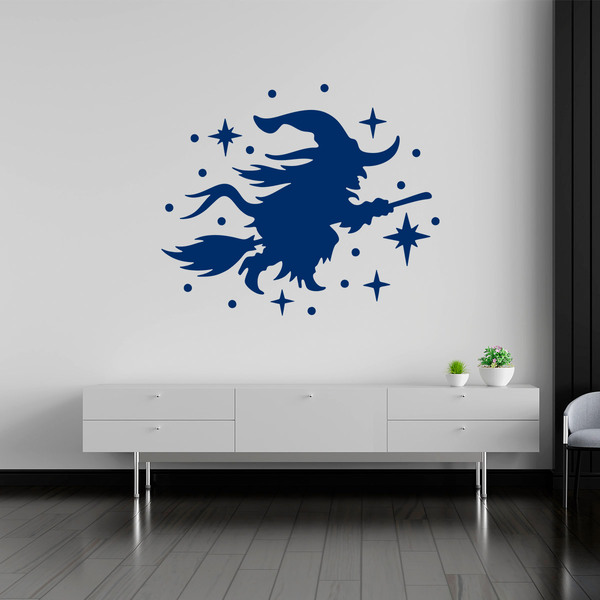 Wall Stickers: Flying Witch