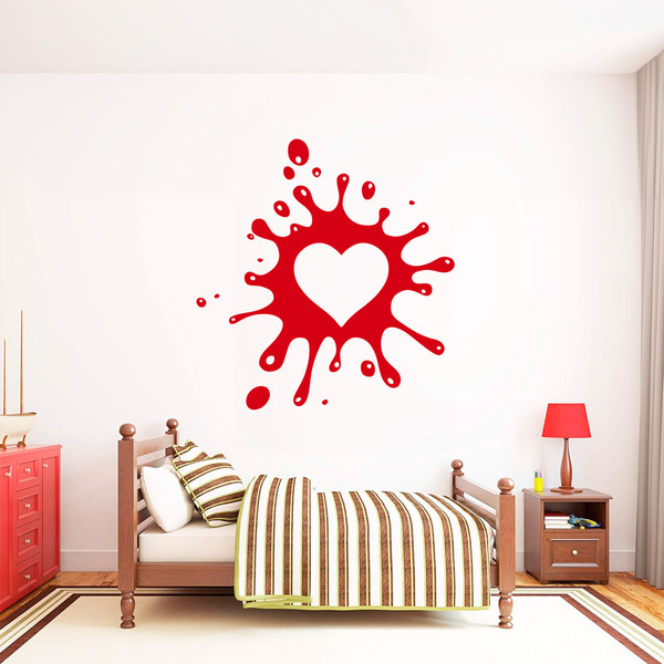 Wall Stickers: Splash Heart