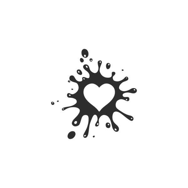 Wall Stickers: Splash Heart