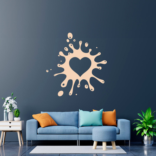 Wall Stickers: Splash Heart