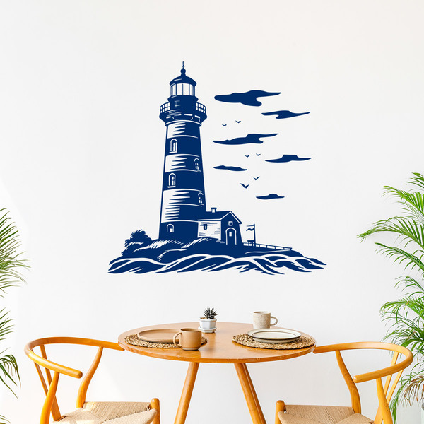 Wall Stickers: Coastal lighthouse