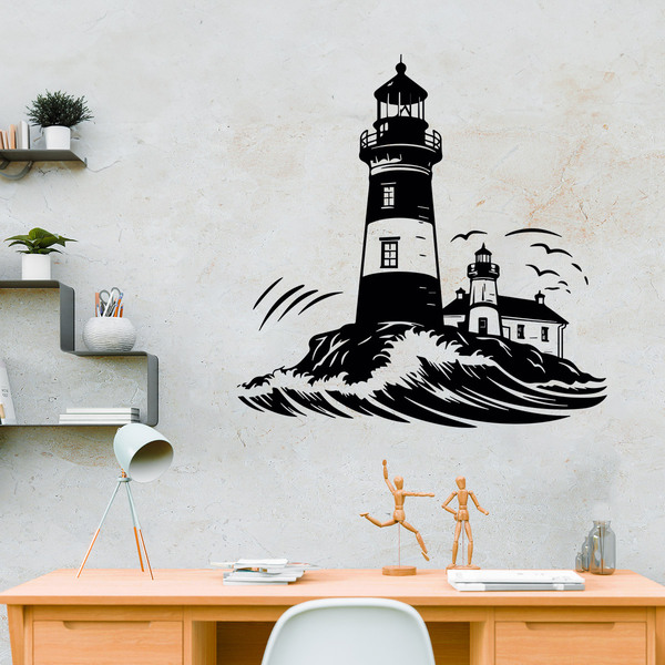 Wall Stickers: Lighthouse Coastal