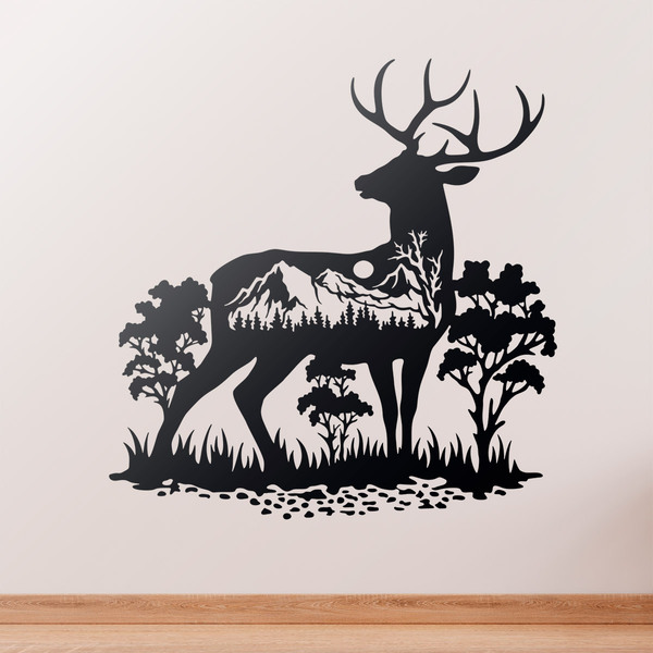 Wall Stickers: Meadow deer