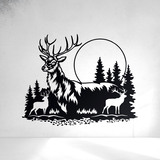 Wall Stickers: Moon deer 2
