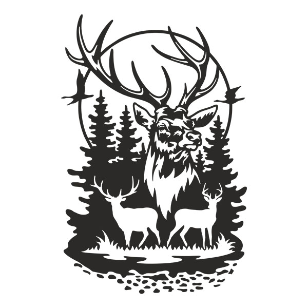 Wall Stickers: Three Deer