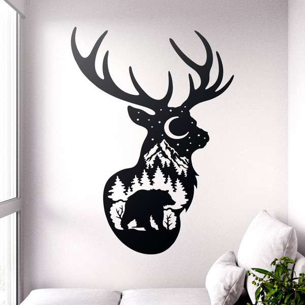 Wall Stickers: Deer Silhouette