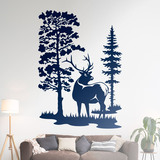 Wall Stickers: Deer observing 2