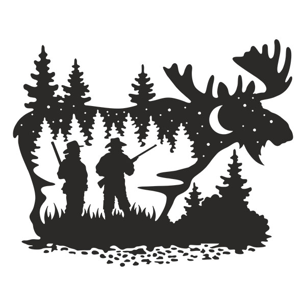 Wall Stickers: Deer Hunters