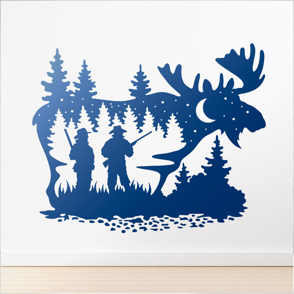 Wall Stickers: Deer Hunters