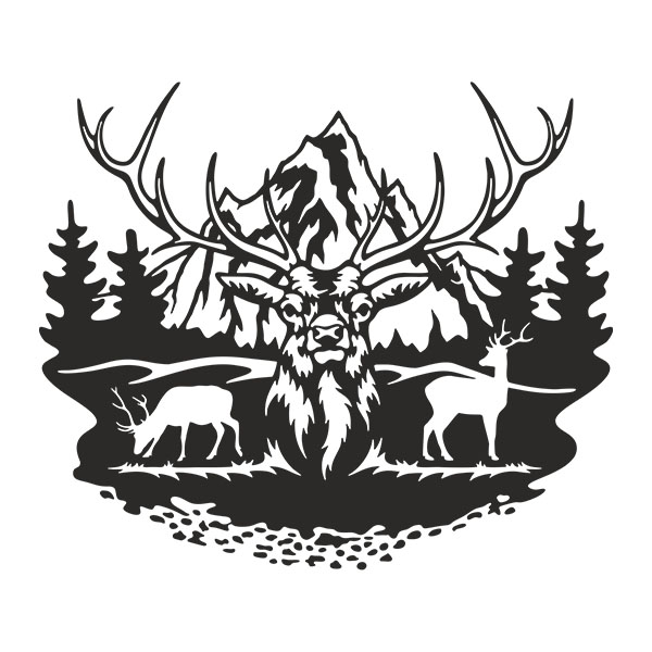 Wall Stickers: Deer Front