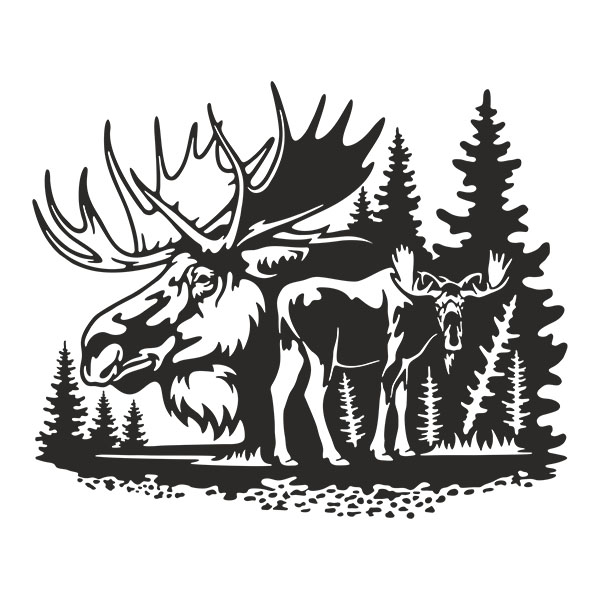 Wall Stickers: Moose