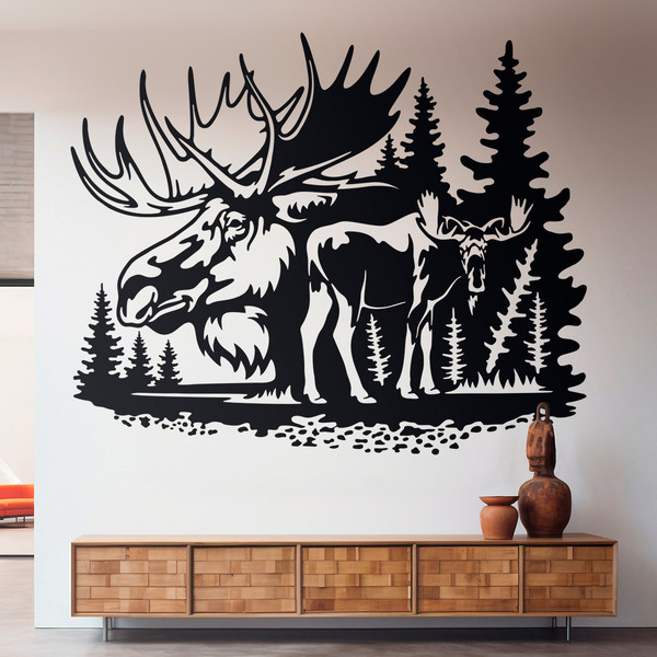 Wall Stickers: Moose