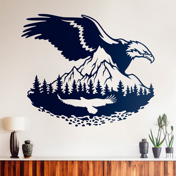 Wall Stickers: Soaring Eagle