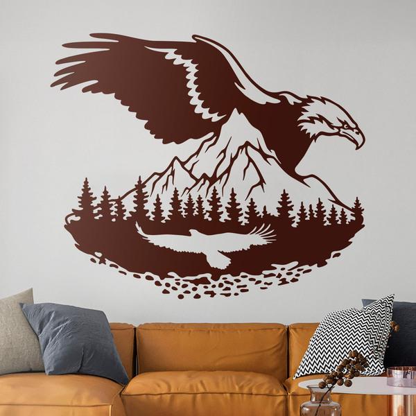 Wall Stickers: Soaring Eagle