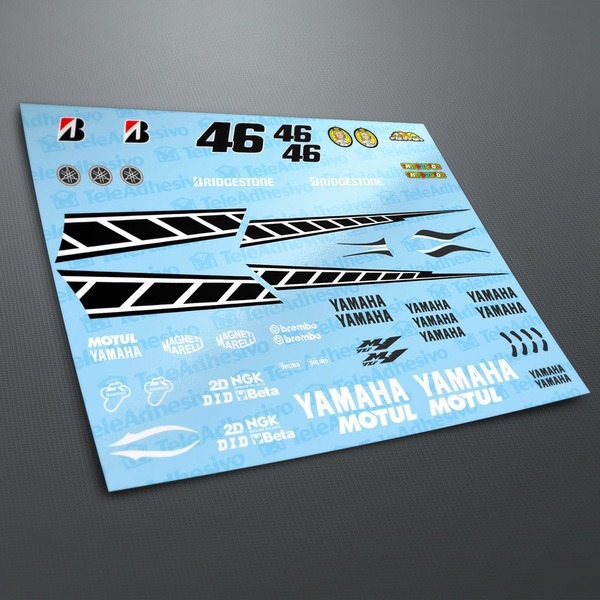 Car & Motorbike Stickers: Yamaha 50th Anniversary Laguna Seca 2005 Kit 