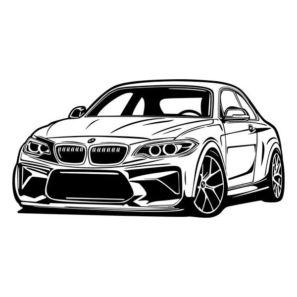 Wall Stickers: BMW Model M2