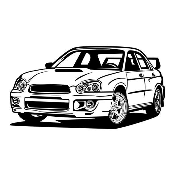 Subaru impreza sale stickers