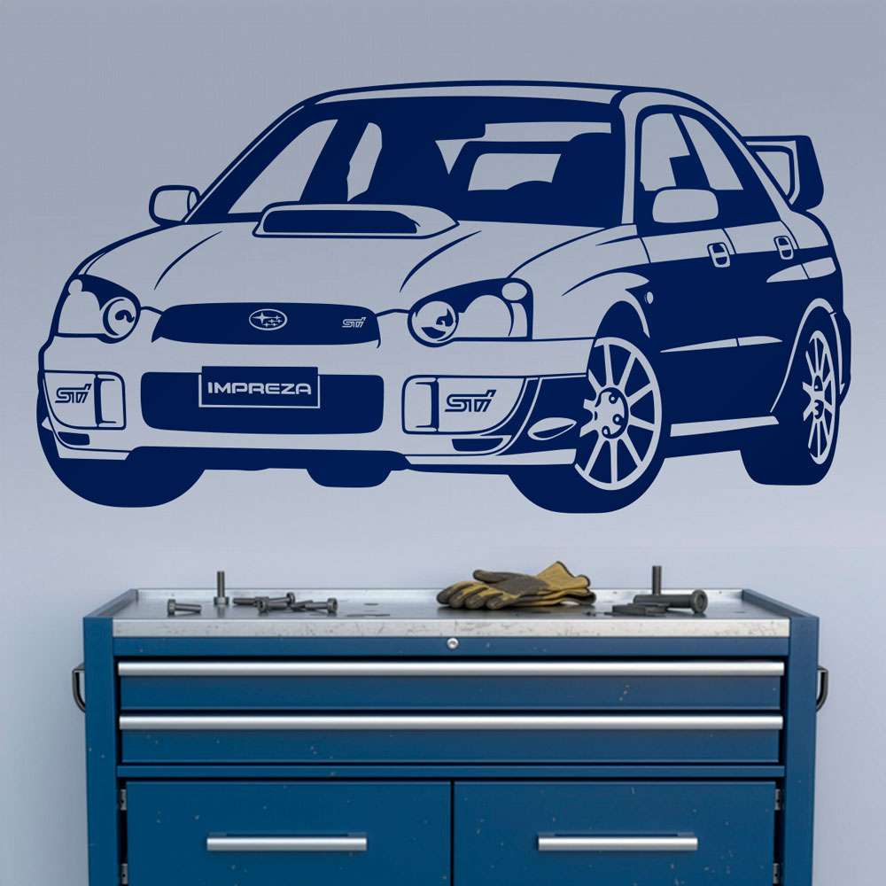 Wall Stickers: Subaru Impreza