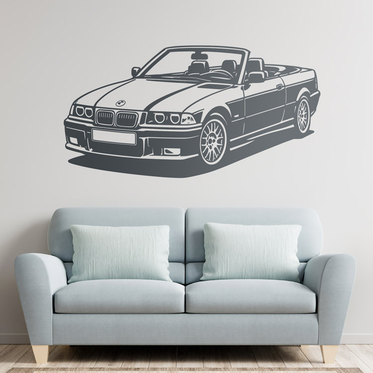 Wall Stickers: BMW Model M3 Cabrio