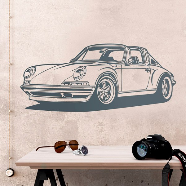 Wall Stickers: Porsche 911 Cabrio