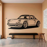 Wall Stickers: Porsche 911 Cabrio 3