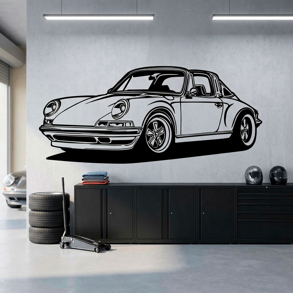 Wall Stickers: Porsche 911 Cabrio