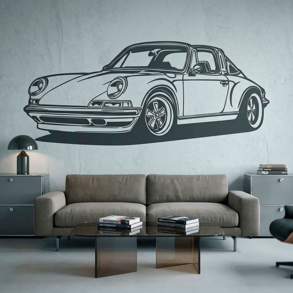 Wall Stickers: Porsche 911 Cabrio