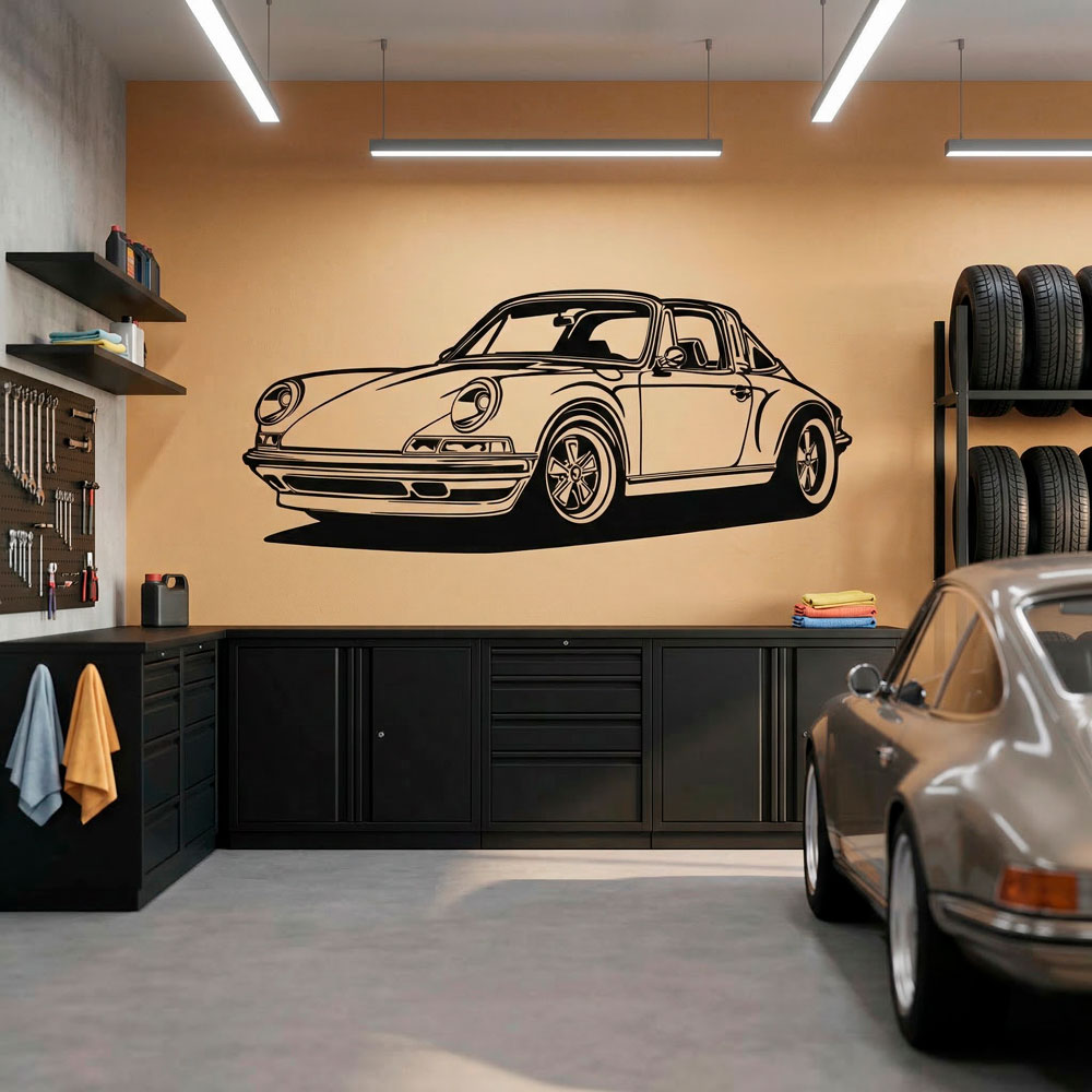 Wall Stickers: Porsche 911 Cabrio