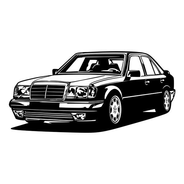 Wall Stickers: Mercedes 124