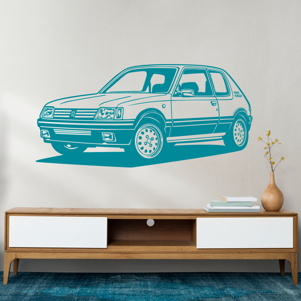 Wall Stickers: Peugeot 205 GTI