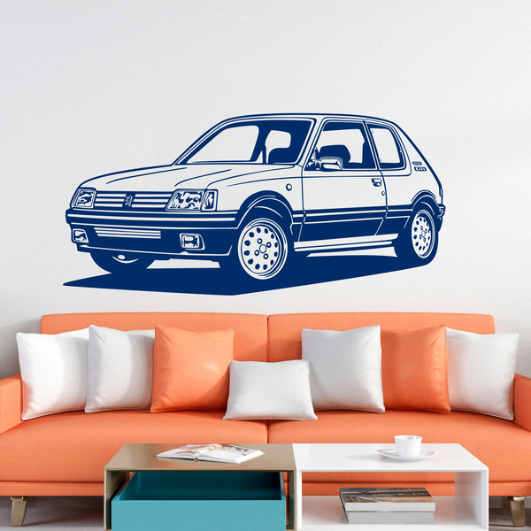 Wall Stickers: Peugeot 205 GTI