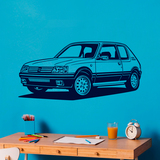 Wall Stickers: Peugeot 205 GTI 4