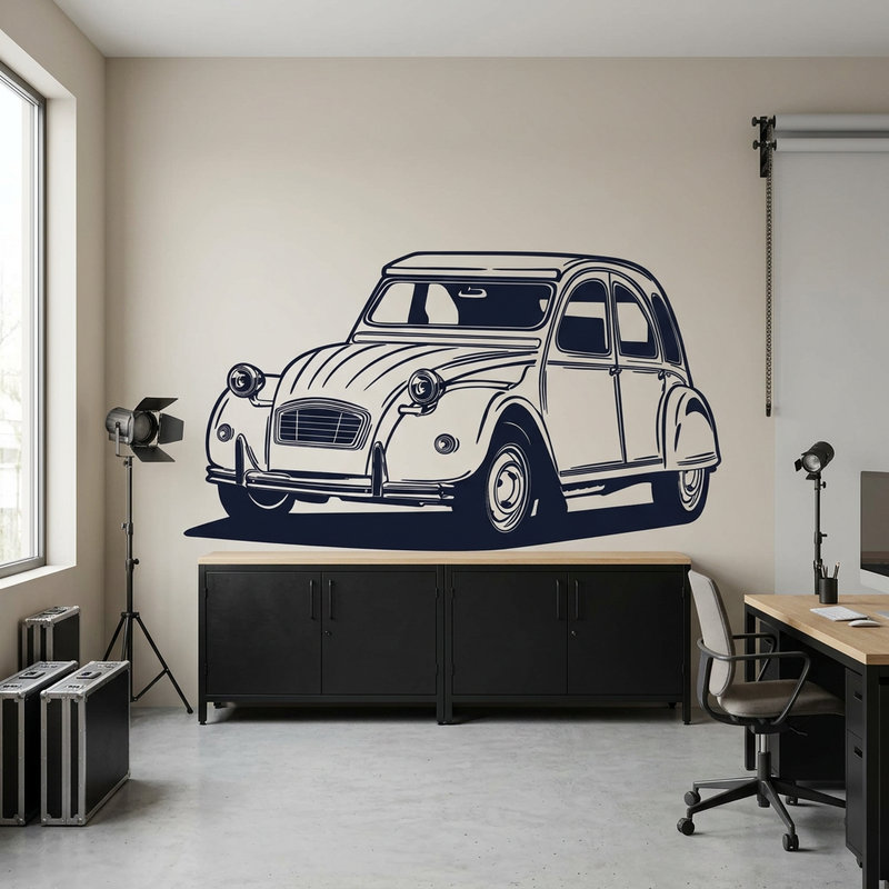Wall Stickers: Citroen 2CV