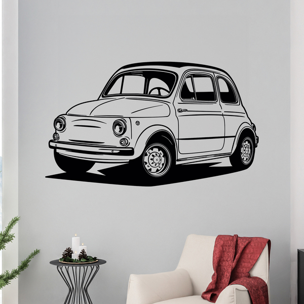 Wall Stickers: Fiat 500 0