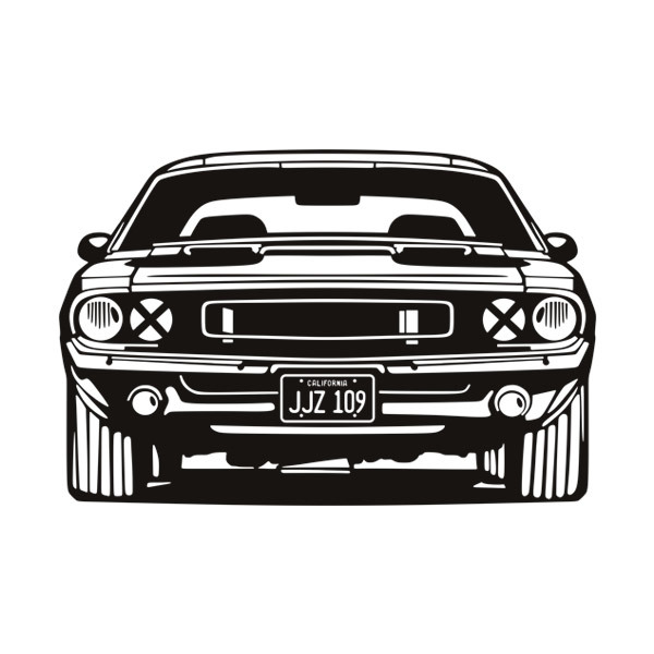 Wall Stickers: Ford Mustang Bullitt