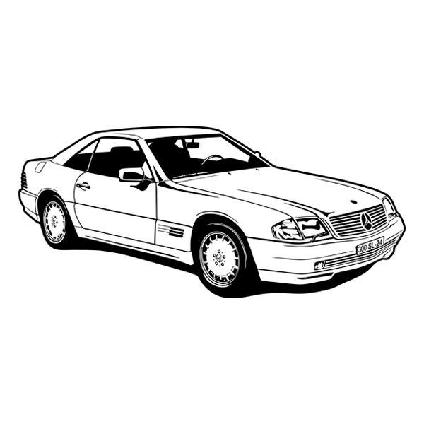 Wall Stickers: Mercedes-Benz 300 SL