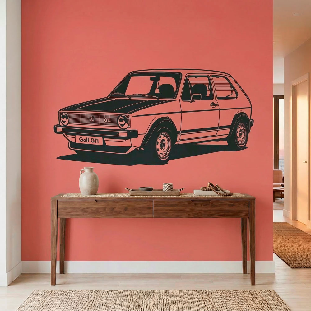 Wall Stickers: Volkswagen Golf GTI
