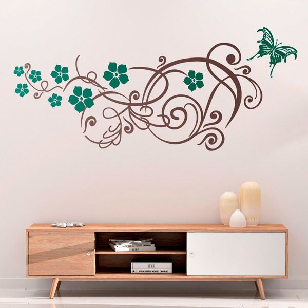 Wall Stickers: Flower Idalia