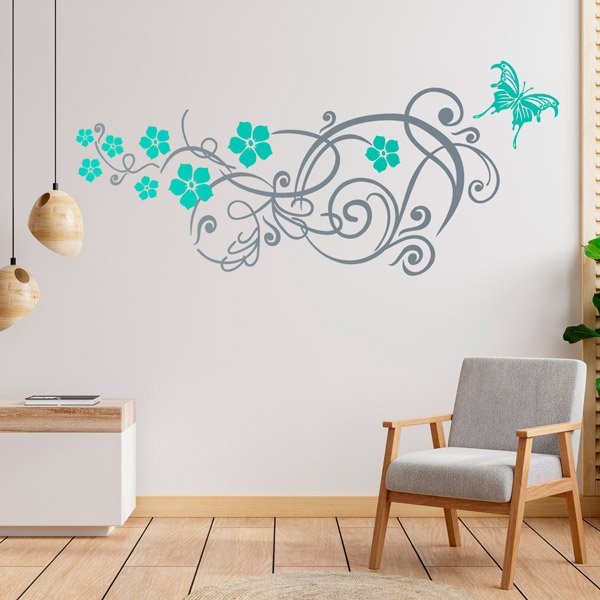 Wall Stickers: Flower Idalia