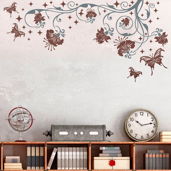 Wall Stickers: Flower Eris