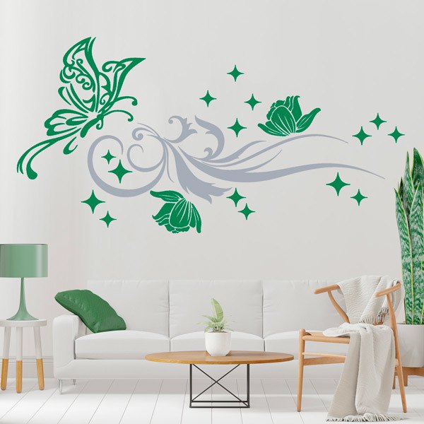 Wall Stickers: Flower Leto